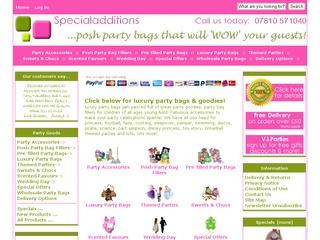 Special Additions...posh party bags that will WOW your guests!
