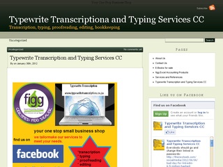 Typewrite Transcription and Typing Services CC
