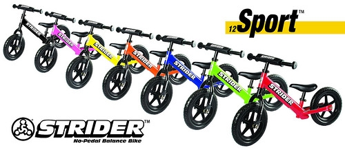 Strider balance bikes for 1 -  99 years