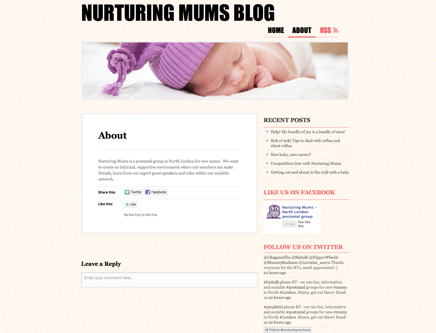 Nurturing Mums postnatal group London